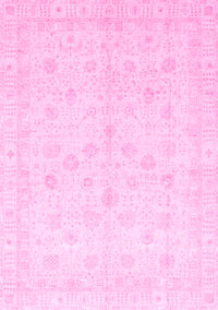 Oriental Pink Traditional Rug, abs3677pnk