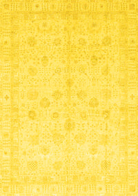 Oriental Yellow Traditional Rug, abs3677yw