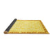 Sideview of Oriental Yellow Traditional Rug, abs3678yw