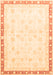 Oriental Orange Traditional Rug, abs3678org