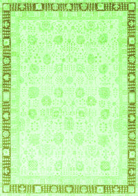 Oriental Green Traditional Rug, abs3678grn