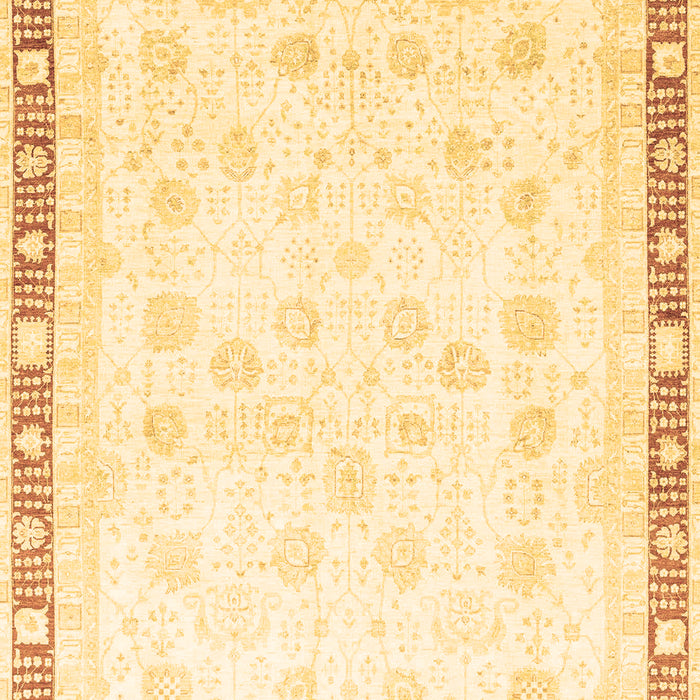 Machine Washable Oriental Brown Traditional Rug, wshabs3678brn