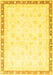 Oriental Yellow Traditional Rug, abs3678yw