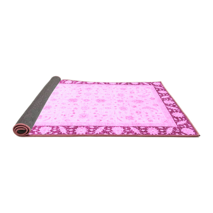 Sideview of Abstract Purple Modern Rug, abs3679pur