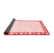 Abstract Red Modern Area Rugs