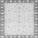 Square Machine Washable Abstract Gray Modern Rug, wshabs3679gry