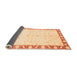 Sideview of Abstract Orange Modern Rug, abs3679org