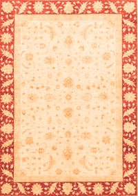 Abstract Orange Modern Rug, abs3679org