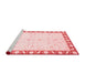 Modern Red Washable Rugs