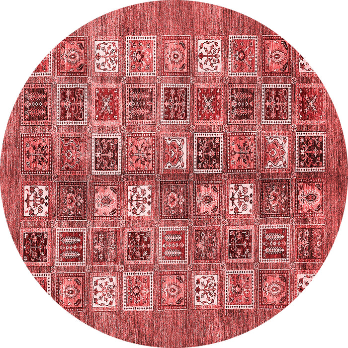 Machine Washable Abstract Red Modern Rug, wshabs367red