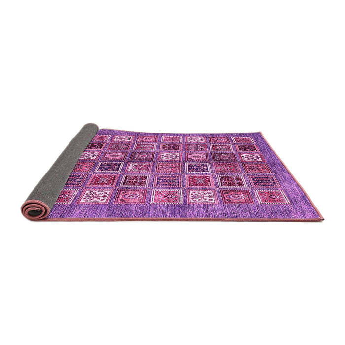 Sideview of Abstract Pink Modern Rug, abs367pnk