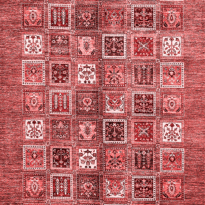 Abstract Red Modern Area Rugs