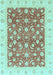 Oriental Light Blue Traditional Rug, abs3680lblu