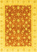 Oriental Yellow Traditional Rug, abs3680yw