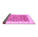 Sideview of Oriental Purple Traditional Rug, abs3680pur