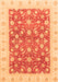 Oriental Orange Traditional Rug, abs3680org