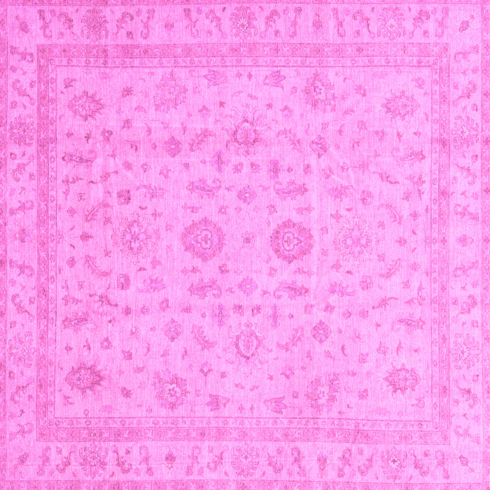 Square Oriental Purple Traditional Rug, abs3681pur