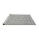 Sideview of Machine Washable Oriental Gray Traditional Rug, wshabs3681gry