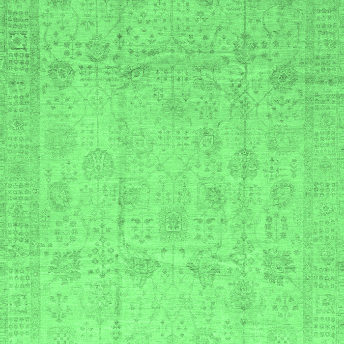 Oriental Emerald Green Traditional Rug, abs3682emgrn