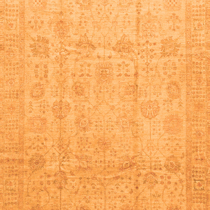 Oriental Orange Traditional Rug, abs3682org