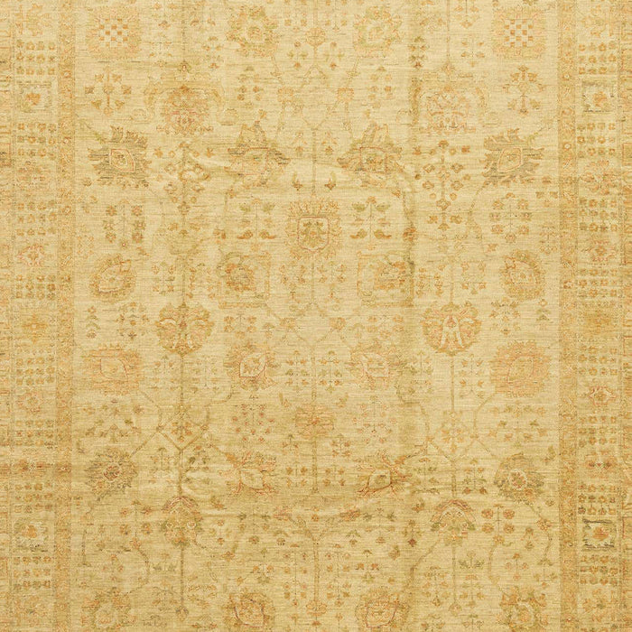 Machine Washable Abstract Chrome Gold Yellow Rug, wshabs3682