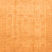 Square Machine Washable Oriental Orange Traditional Area Rugs, wshabs3682org