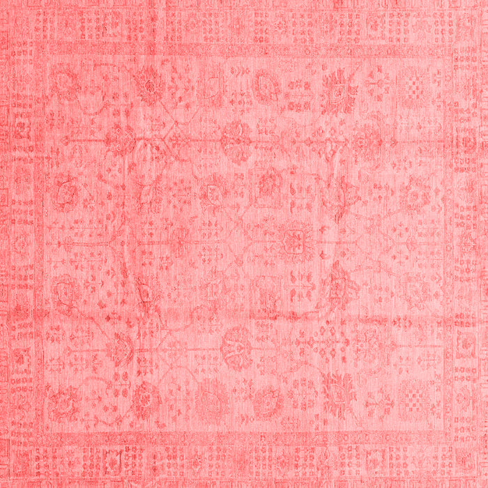 Machine Washable Oriental Red Traditional Rug, wshabs3682red