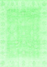 Oriental Emerald Green Traditional Rug, abs3683emgrn