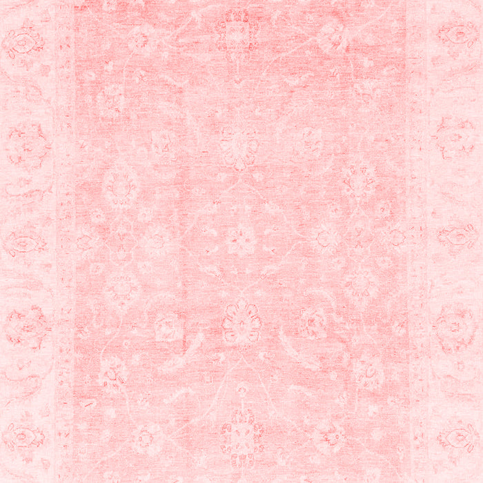 Machine Washable Oriental Red Traditional Rug, wshabs3683red