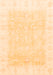 Oriental Orange Traditional Rug, abs3683org