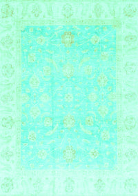 Oriental Turquoise Traditional Rug, abs3683turq