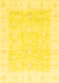 Oriental Yellow Traditional Rug, abs3683yw