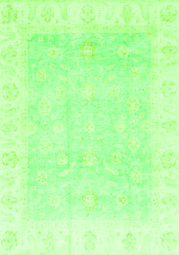 Oriental Green Traditional Rug, abs3683grn