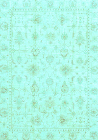 Oriental Light Blue Traditional Rug, abs3684lblu