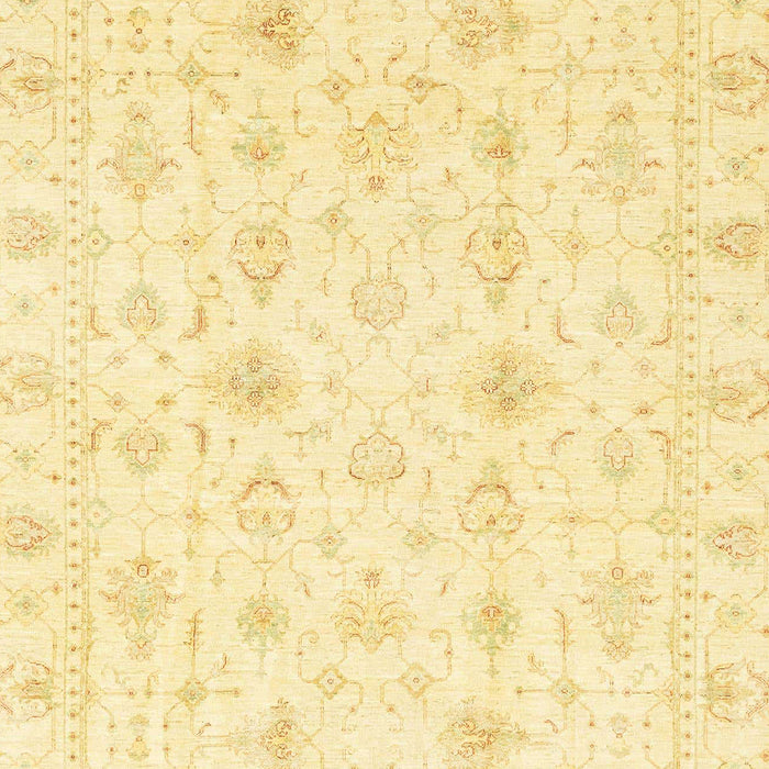 Machine Washable Abstract Sun Yellow Rug, wshabs3684