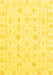 Machine Washable Oriental Yellow Traditional Rug, wshabs3684yw