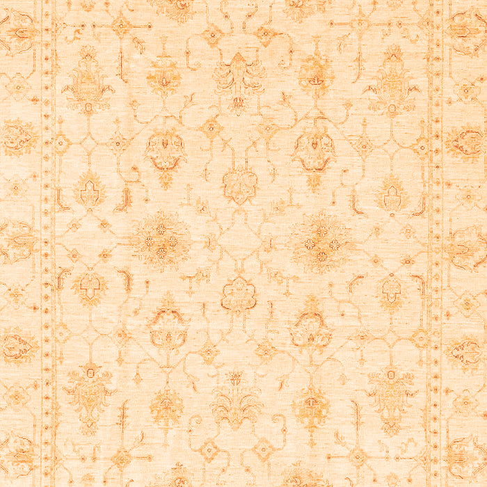 Oriental Orange Traditional Rug, abs3684org