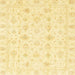 Square Abstract Sun Yellow Oriental Rug, abs3684