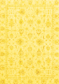 Oriental Yellow Traditional Rug, abs3684yw