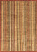 Abstract Brown Modern Rug, abs3685brn