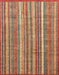 Abstract Red Modern Rug, abs3685