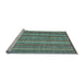 Sideview of Machine Washable Abstract Light Blue Modern Rug, wshabs3685lblu