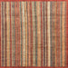 Square Abstract Red Modern Rug, abs3685