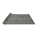 Sideview of Abstract Gray Modern Rug, abs3685gry