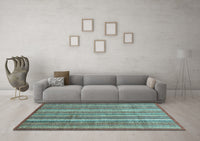 Machine Washable Abstract Light Blue Modern Rug, wshabs3685lblu