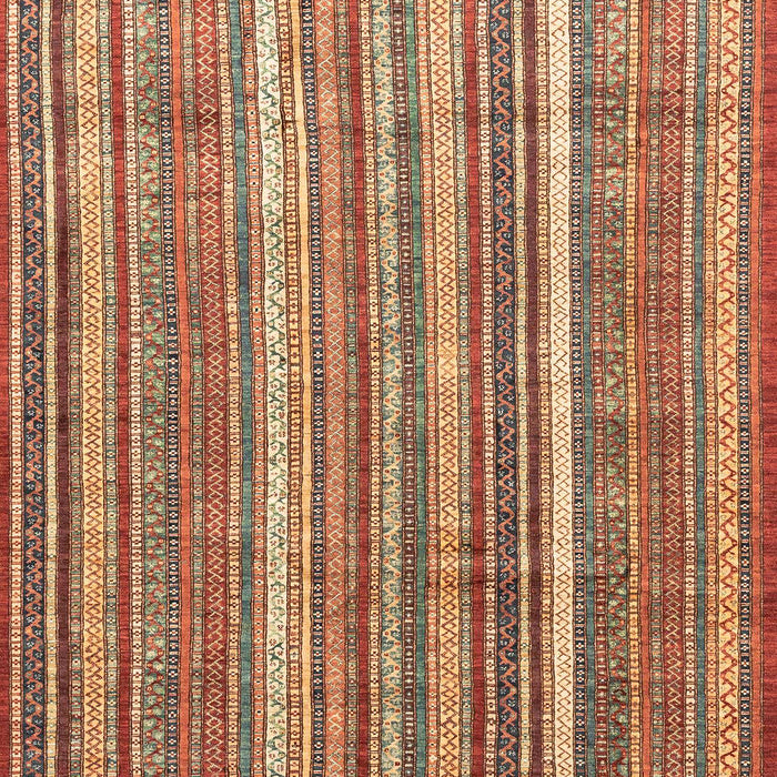 Machine Washable Abstract Red Rug, wshabs3685