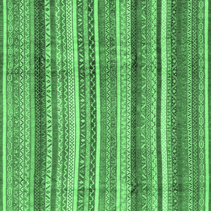 Machine Washable Abstract Emerald Green Modern Area Rugs, wshabs3686emgrn