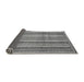 Sideview of Abstract Gray Modern Rug, abs3686gry