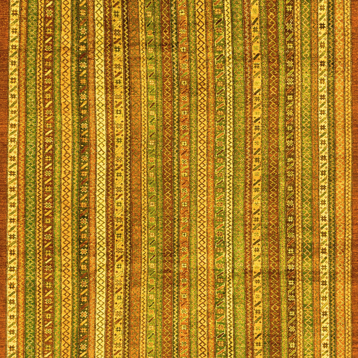 Abstract Yellow Modern Rug, abs3687yw