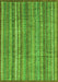 Abstract Green Modern Rug, abs3687grn